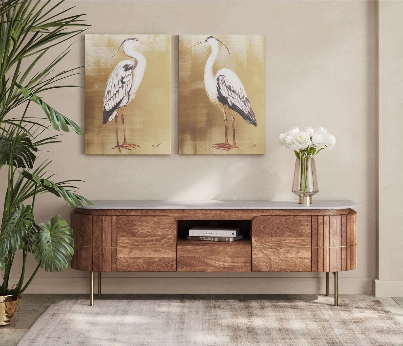 Tv-dressoir Grace 145x48cm Kare Design Tv-meubel|Tv-dressoir 86464