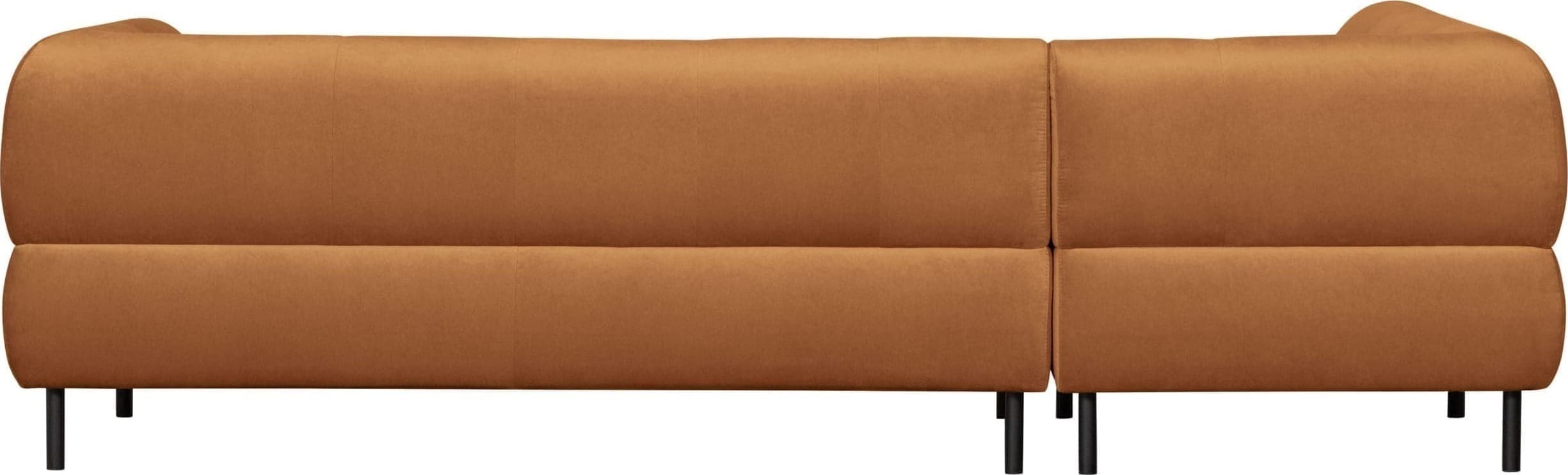 WOOOD Exclusive Lloyd Hoekbank Links Gewassen Fluweel Cinnamon Cognac|Bruin Hoekbank