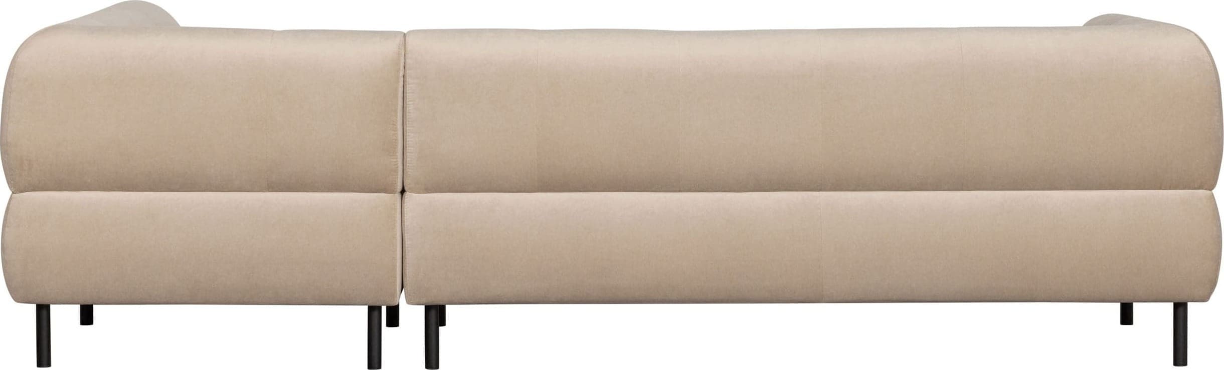 WOOOD Exclusive Lloyd Hoekbank Rechts Gewassen Fluweel Sea Salt Multi|Beige Hoekbank