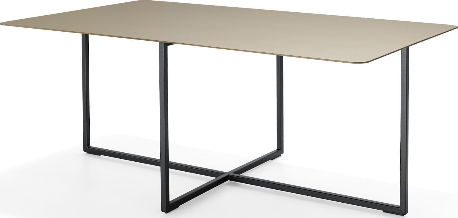 Milos salontafel, exclusief design uit de collectie van Baenks. Vervaardigd uit metaal