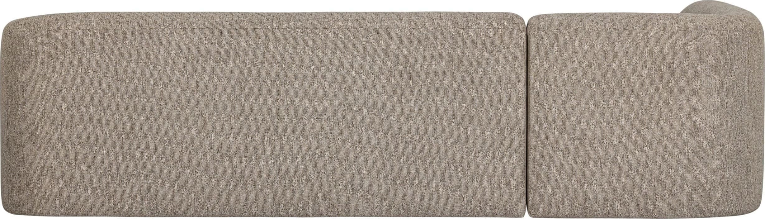 BePureHome Sloping Hoekbank Links Naturel Melange Naturel Hoekbank