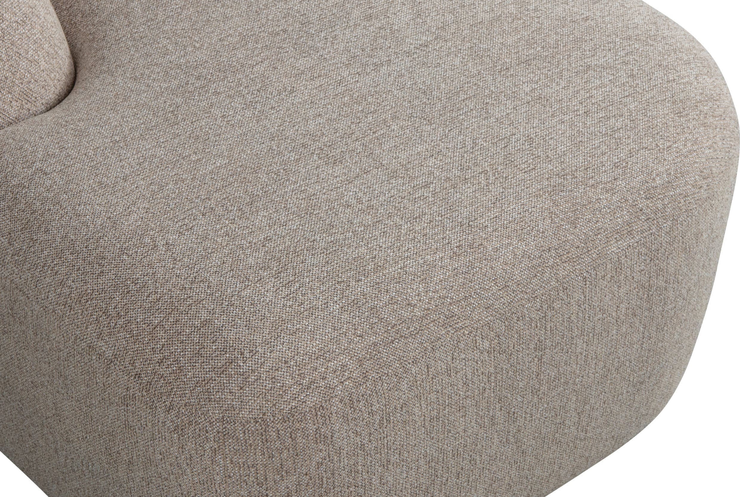BePureHome Sloping Hoekbank Links Naturel Melange Naturel Hoekbank