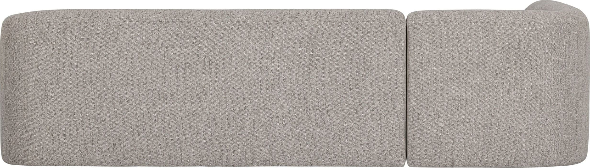 BePureHome Sloping Hoekbank Links Off White Melange Wit Hoekbank