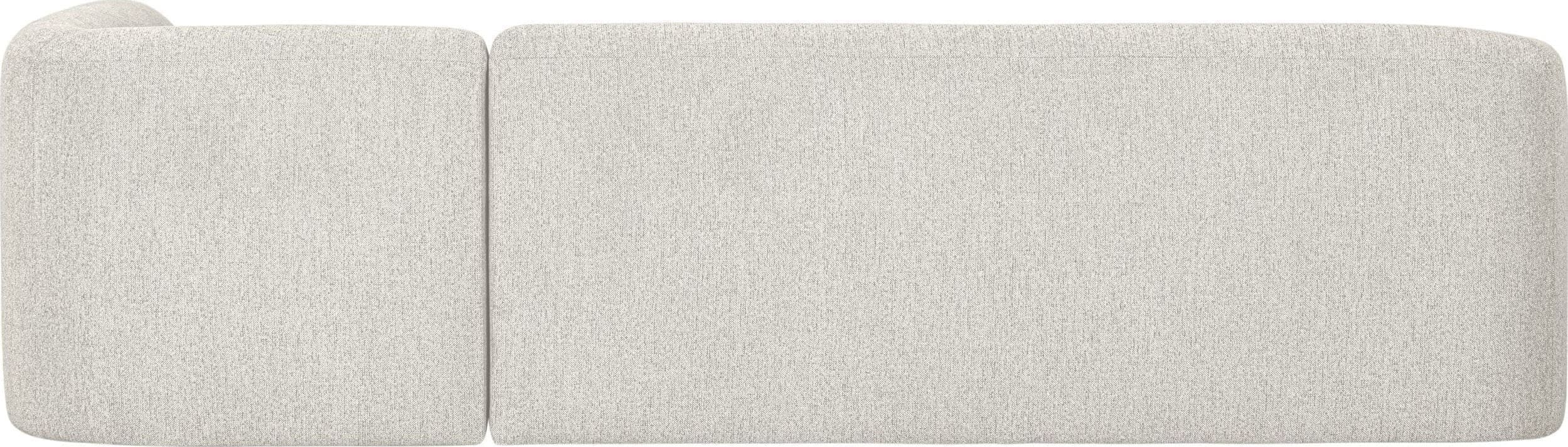 BePureHome Sloping Hoekbank Rechts Pearl Melange Roze Hoekbank
