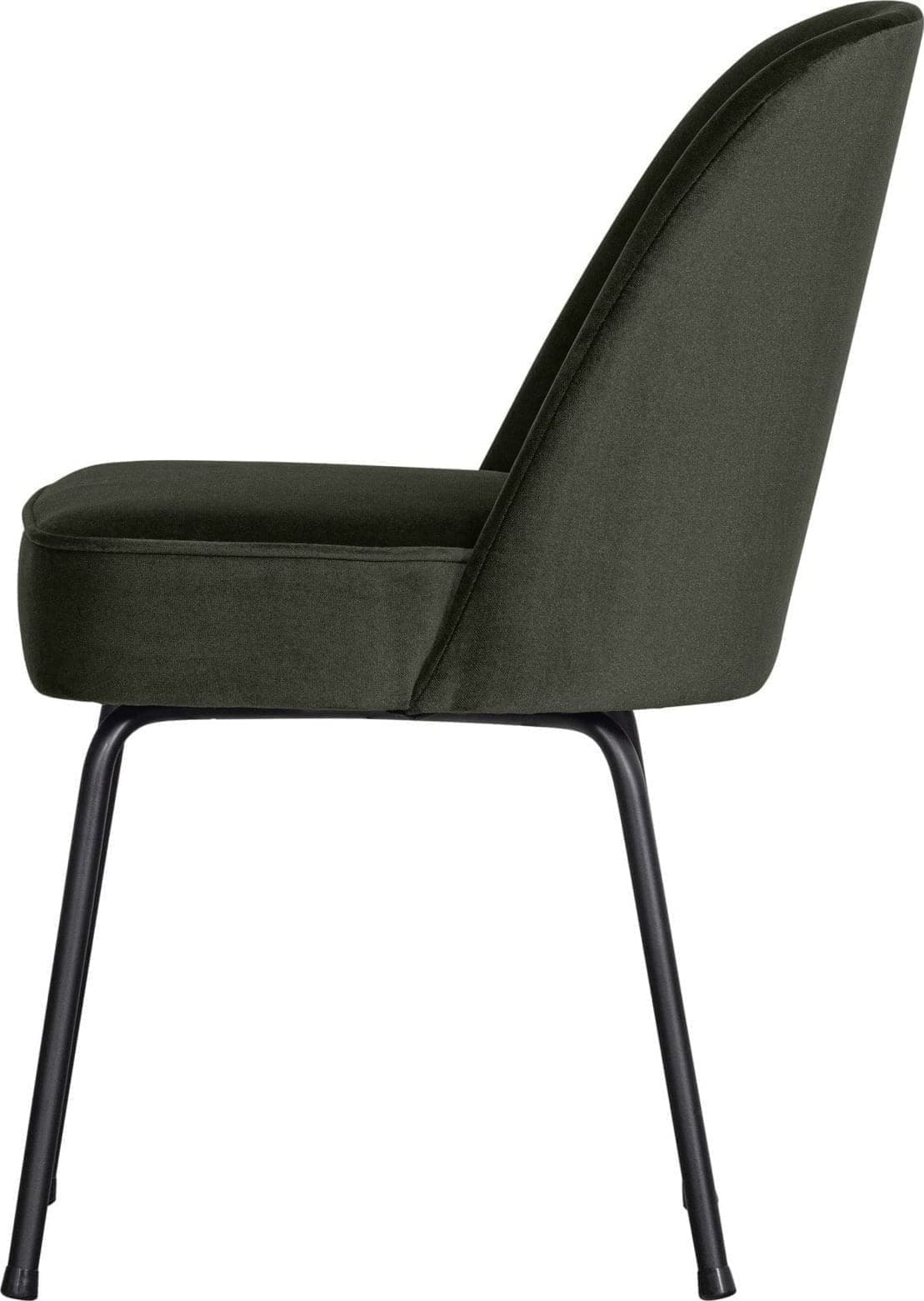 BePureHome Vogue Eetkamerstoel Fluweel Dark Green Groen Eetkamerstoel