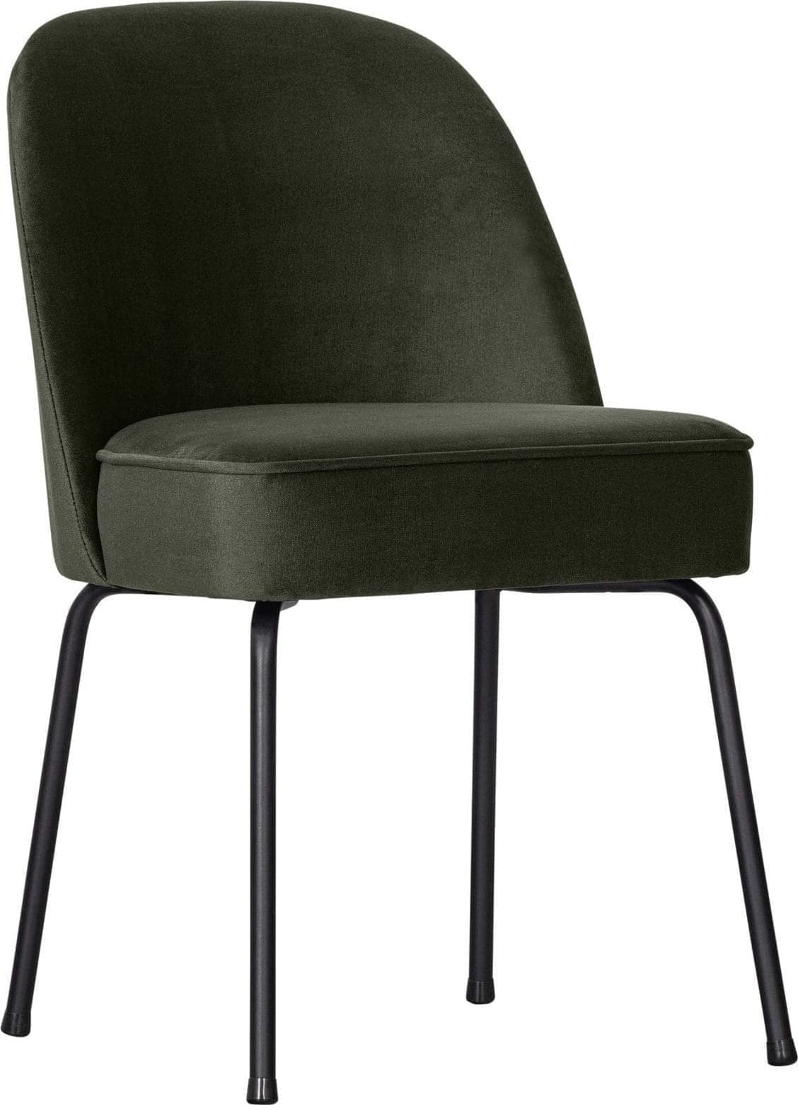 BePureHome Vogue Eetkamerstoel Fluweel Dark Green Groen Eetkamerstoel