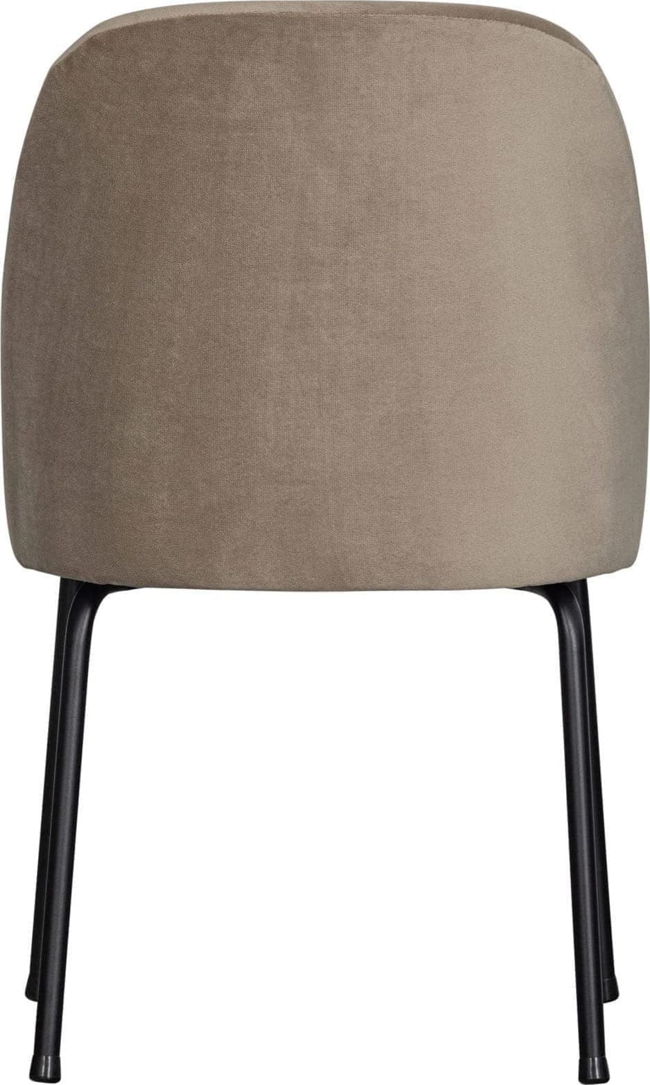 BePureHome Vogue Eetkamerstoel Fluweel Khaki Beige|Taupe Eetkamerstoel