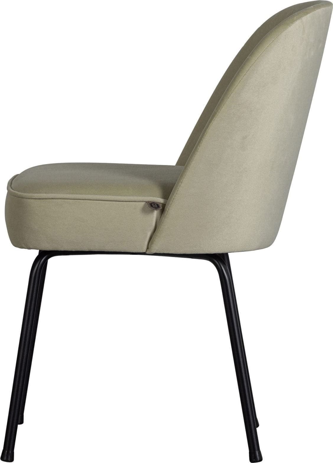 BePureHome Vogue Eetkamerstoel Fluweel Pistache Pistachio Eetkamerstoel