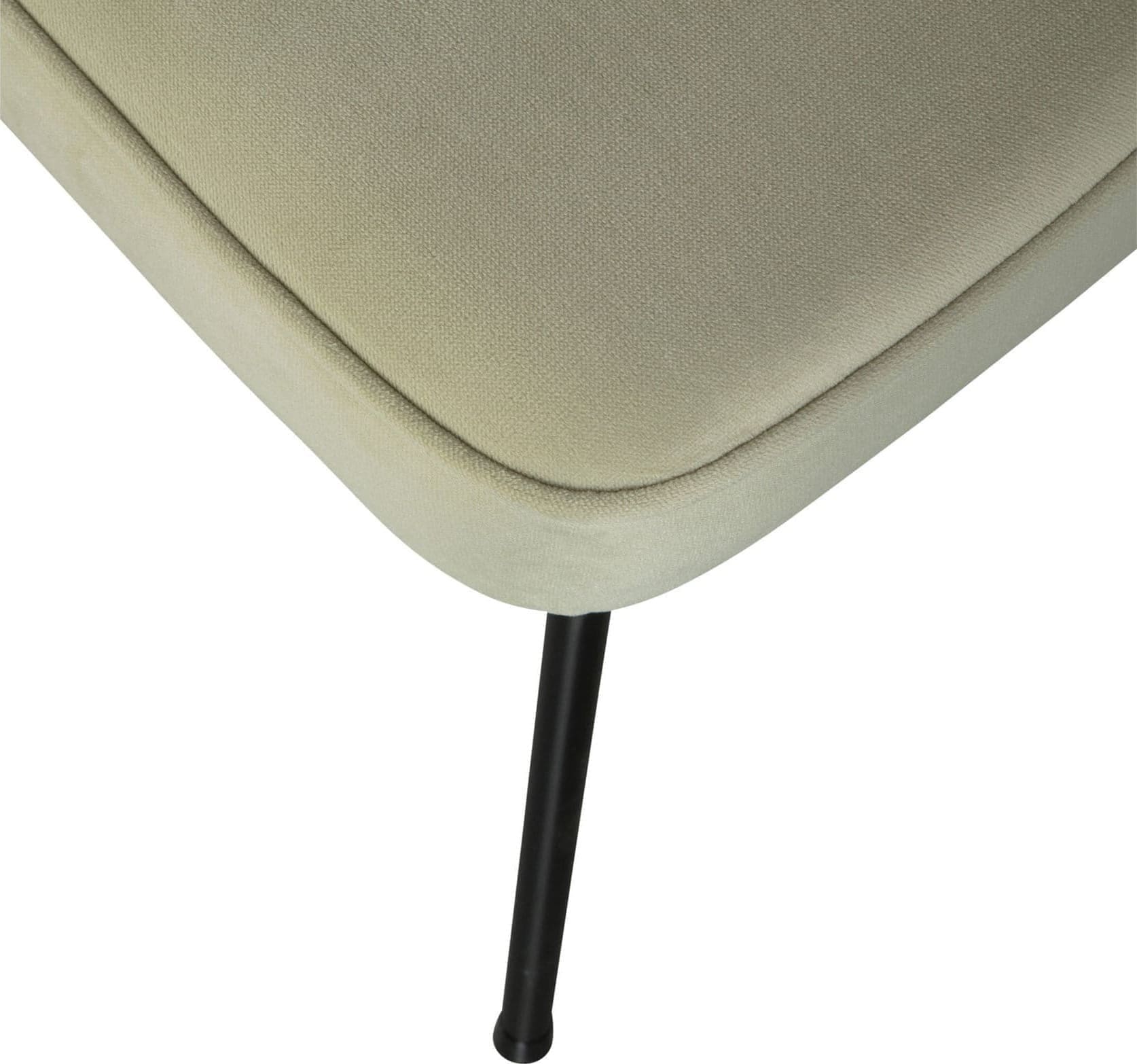 BePureHome Vogue Eetkamerstoel Fluweel Pistache Pistachio Eetkamerstoel