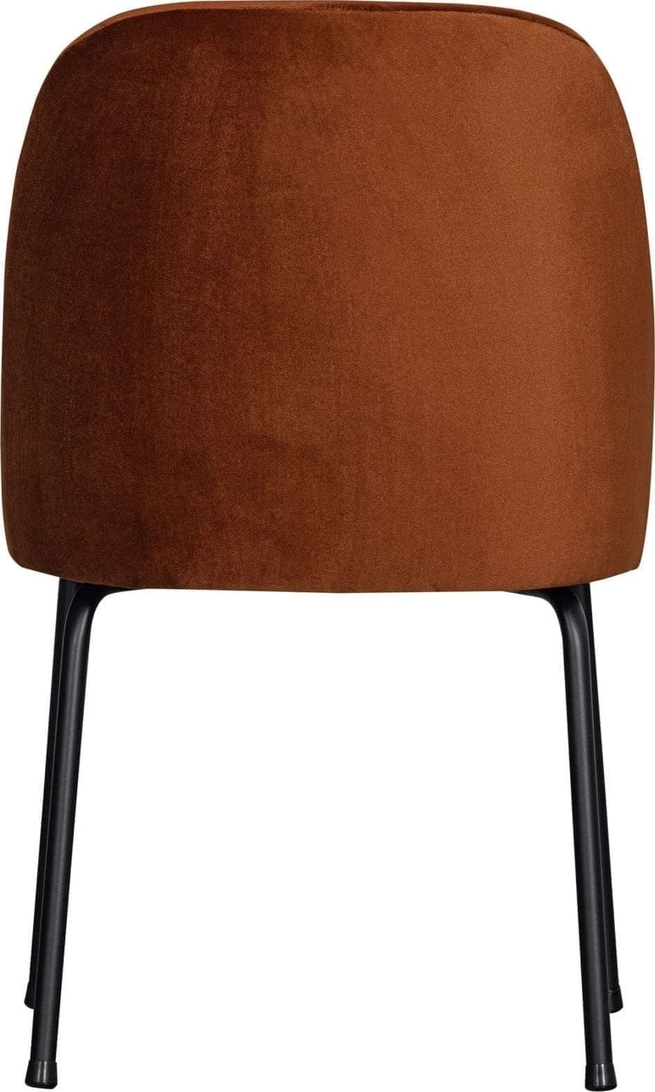 BePureHome Vogue Eetkamerstoel Fluweel Roest Cognac|Oranje Eetkamerstoel