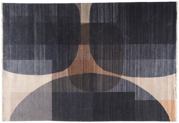 COCO maison Rubio karpet 160x230cm Blauw Vloerkleed
