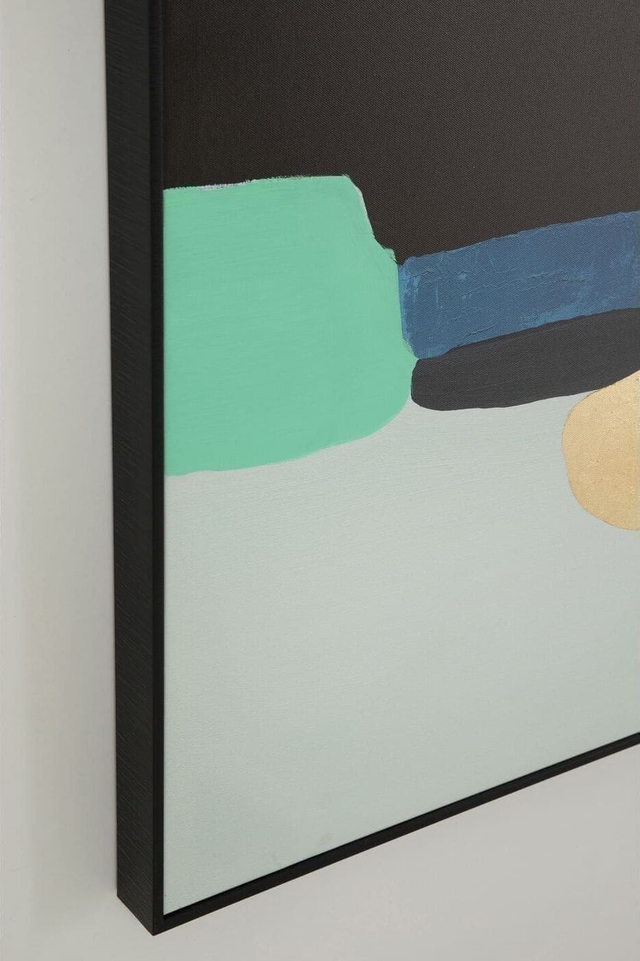 Fotolijst Abstract Shapes Green 73x143cm Kare Design Schilderij 53900