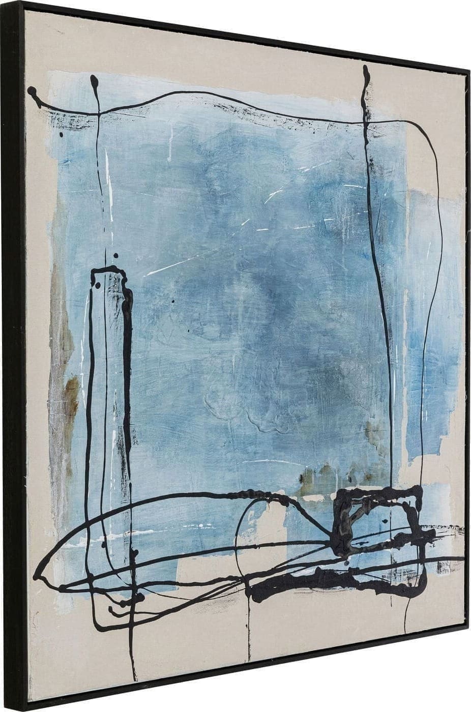 Fotolijst Dust Blue 100x100cm Kare Design Schilderij 54196