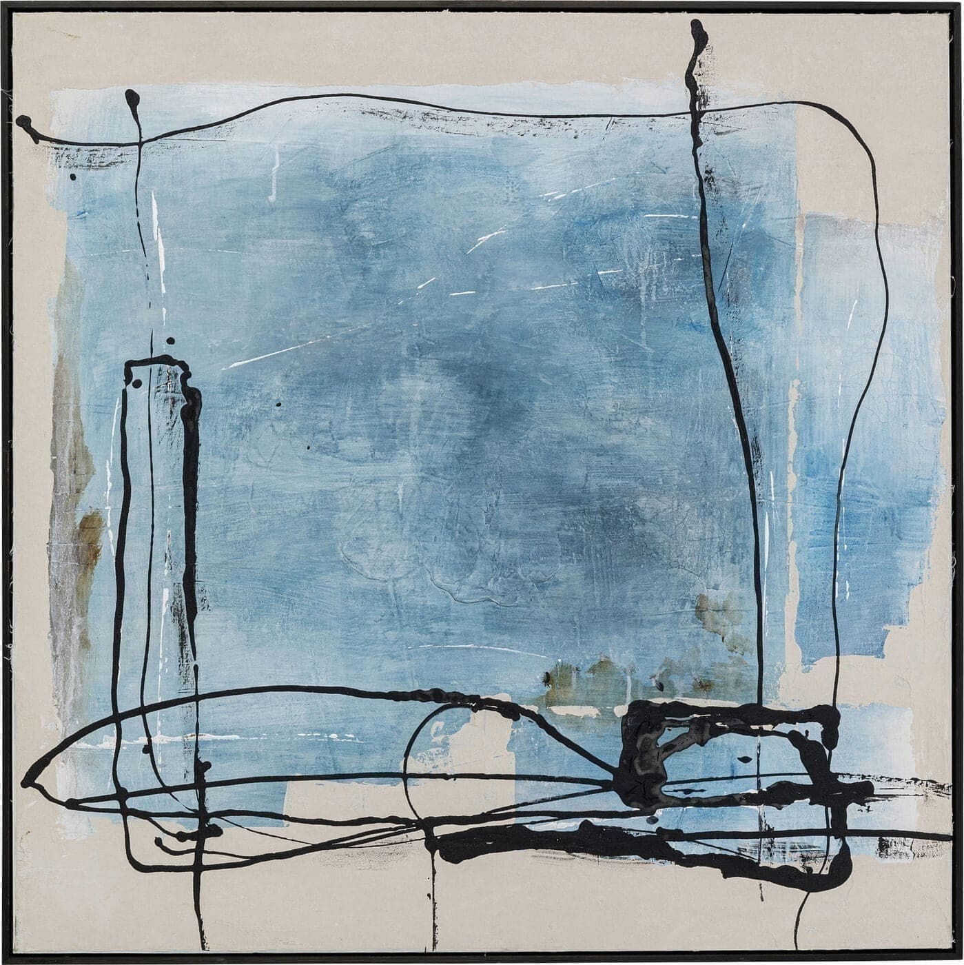Fotolijst Dust Blue 100x100cm Kare Design Fotolijst 54196
