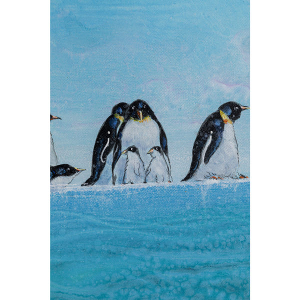 Fotolijst Walking Penguins 140x140cm Kare Design Fotolijst 53890
