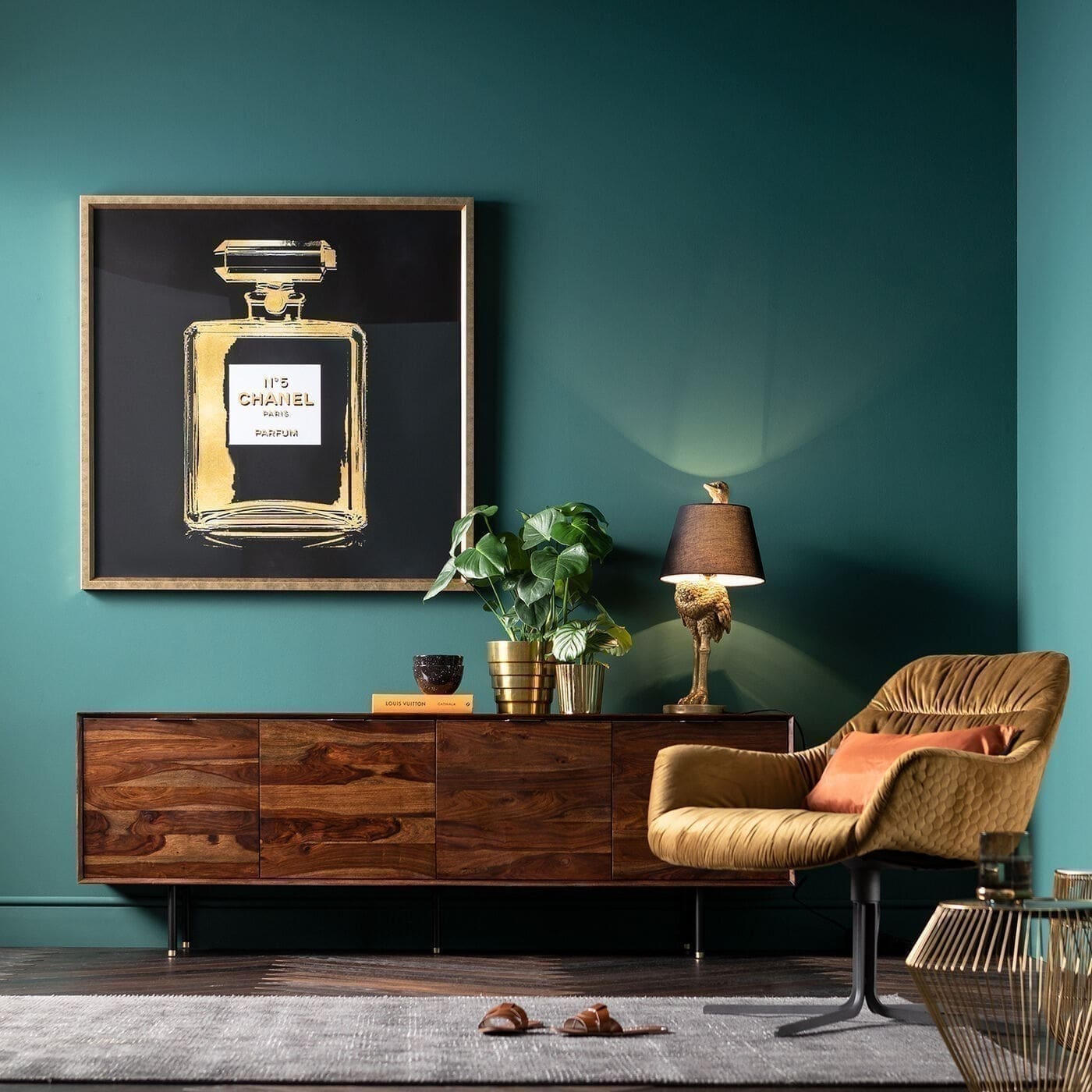 Schilderij + Frame Fragrance 115x115cm Kare Design Schilderij 63944