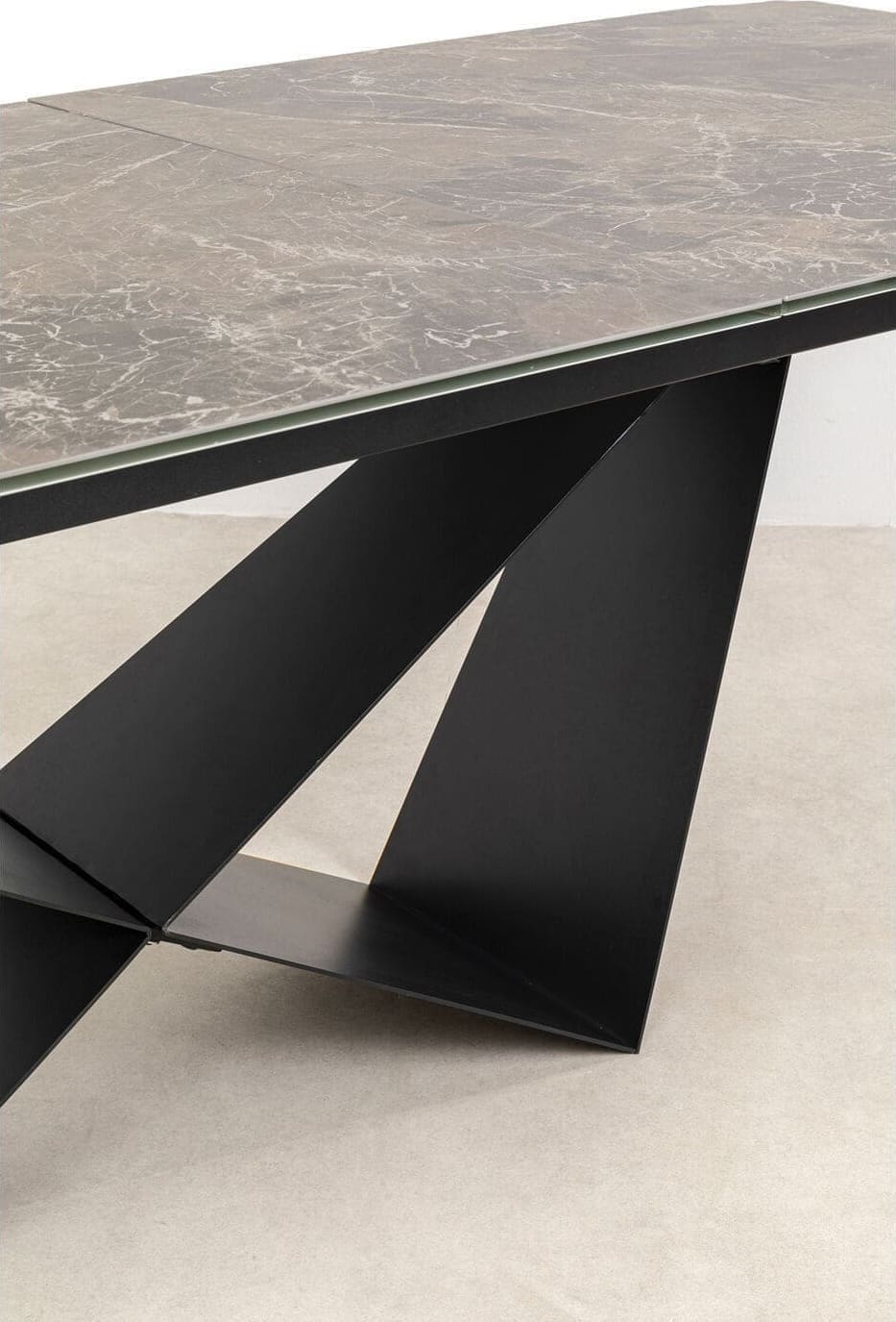 Uitschuiftafel Connesso 200(+60)x100cm Kare Design Uitschuiftafel 86737