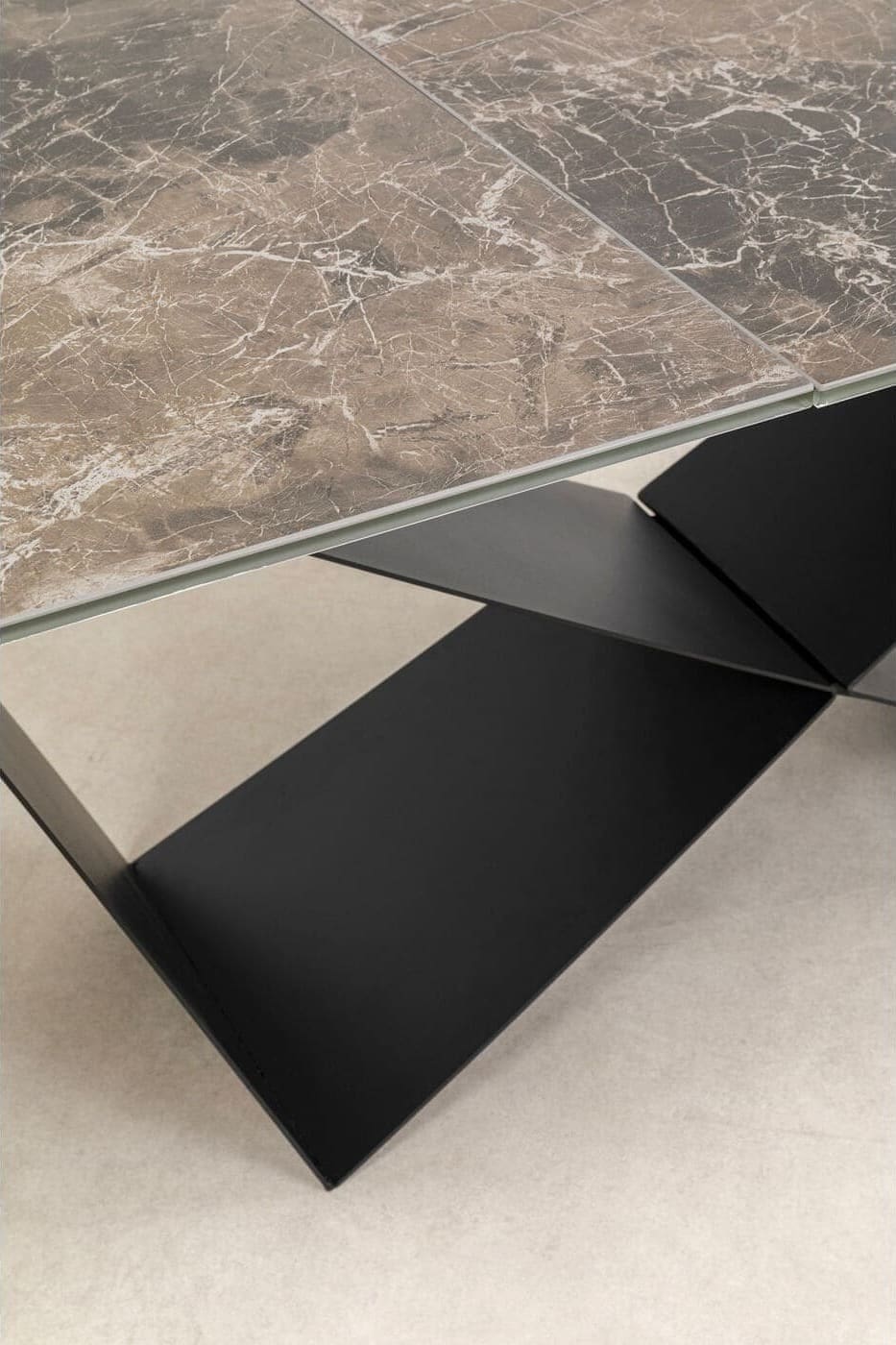 Uitschuiftafel Connesso 200(+60)x100cm Kare Design Uitschuiftafel 86737