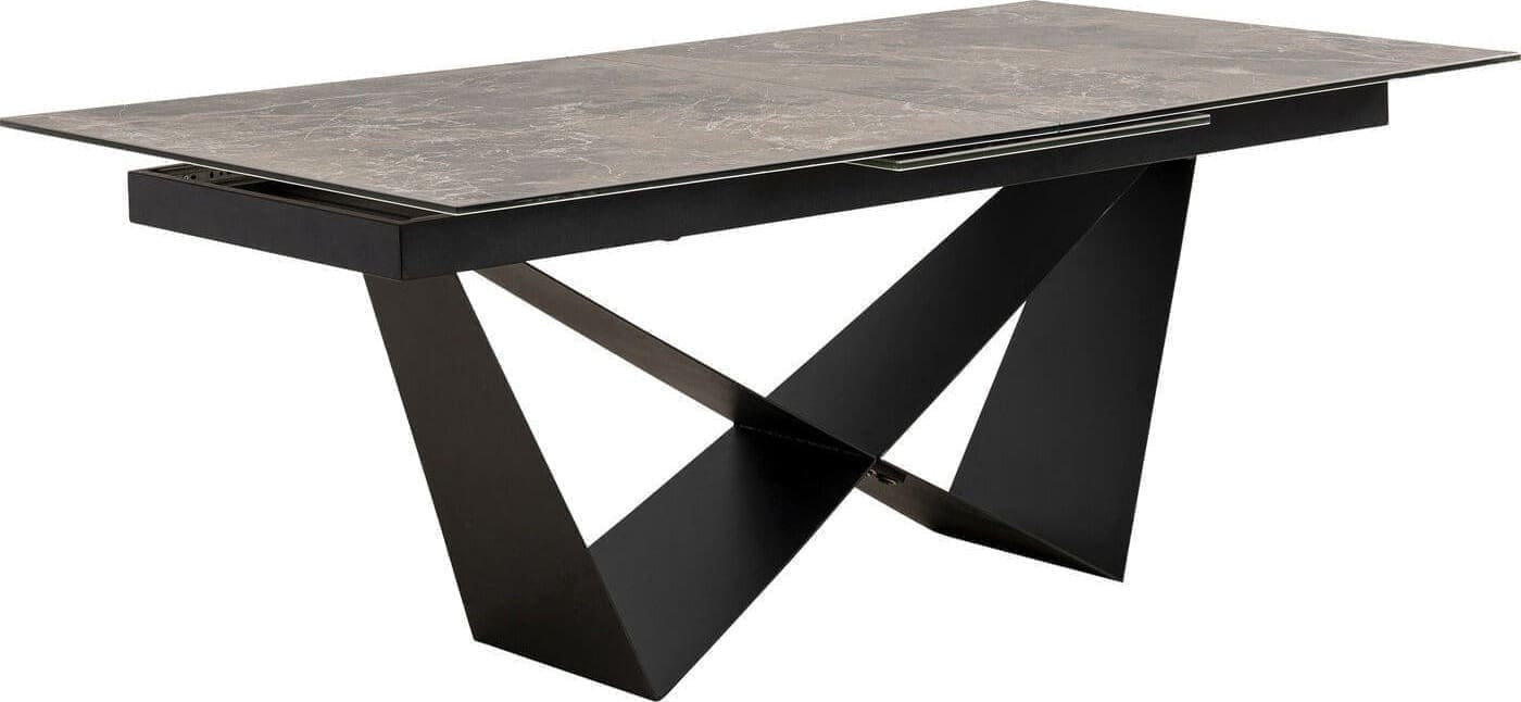 Uitschuiftafel Connesso 200(+60)x100cm Kare Design Uitschuiftafel 86737