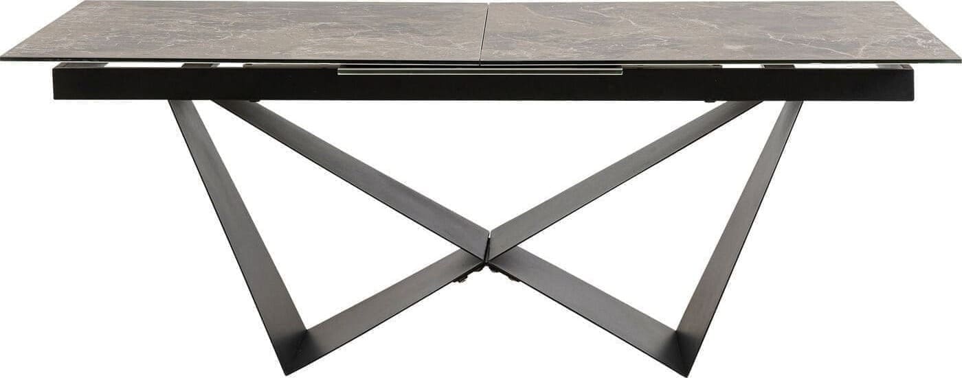 Uitschuiftafel Connesso 200(+60)x100cm Kare Design Uitschuiftafel 86737