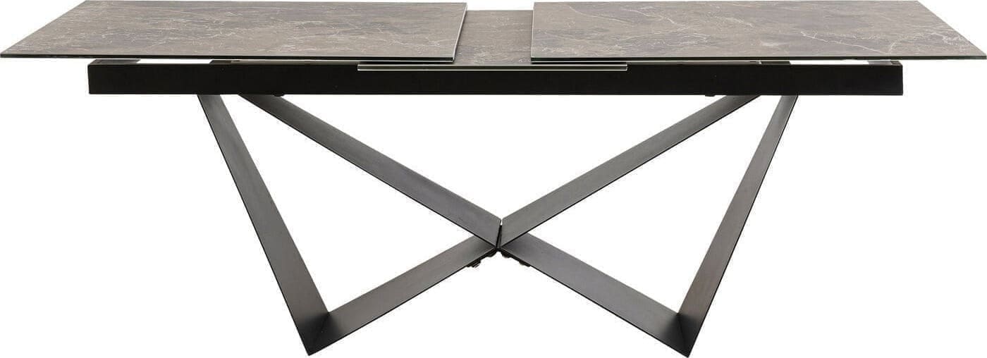 Uitschuiftafel Connesso 200(+60)x100cm Kare Design Uitschuiftafel 86737