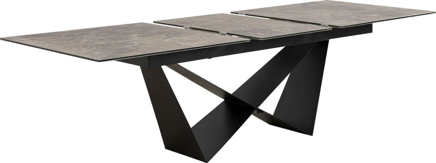 Uitschuiftafel Connesso 200(+60)x100cm Kare Design Uitschuiftafel 86737
