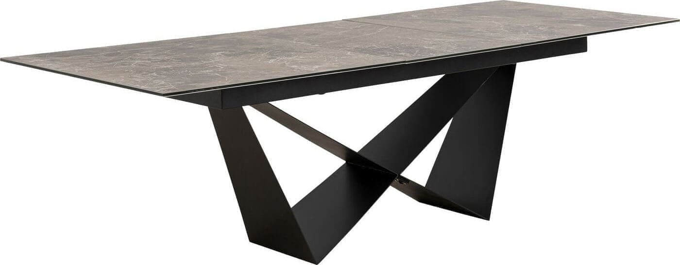 Uitschuiftafel Connesso 200(+60)x100cm Kare Design Uitschuiftafel 86737