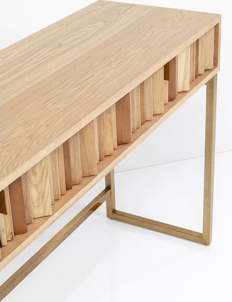 Wandtafel Concertina Nature 136x40cm Kare Design Wandtafel 86775