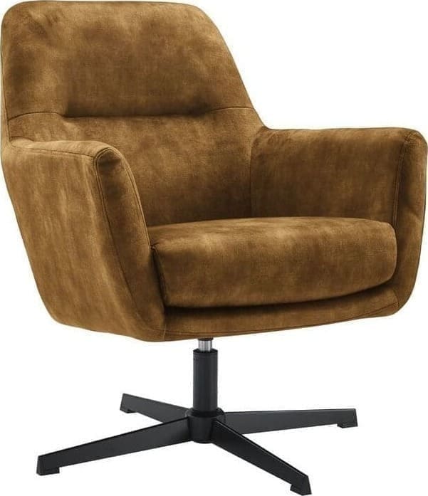 Profijt Meubel Draaifauteuil Tarkio cognac Cognac Draaifauteuil