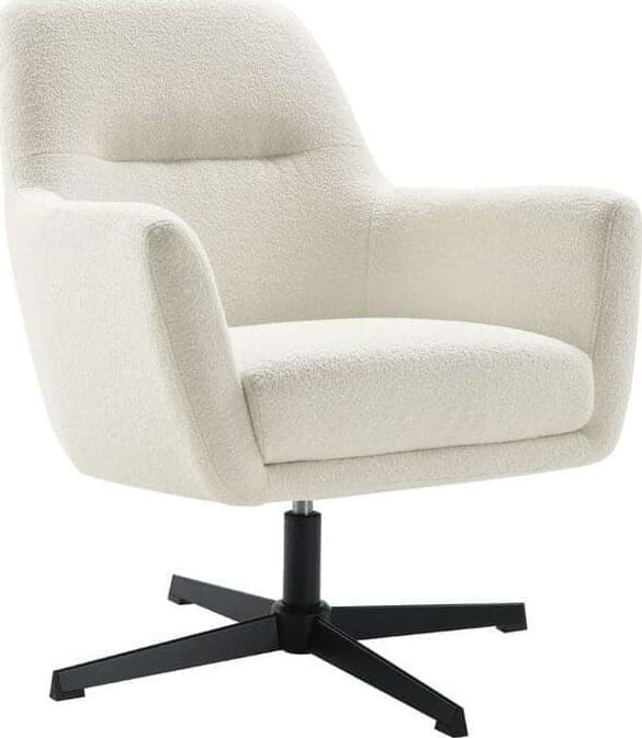 Profijt Meubel Draaifauteuil Tarkio ivory Wit|Beige Draaifauteuil