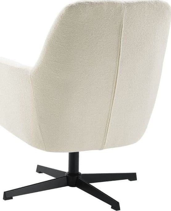 Profijt Meubel Draaifauteuil Tarkio ivory Wit|Beige Draaifauteuil