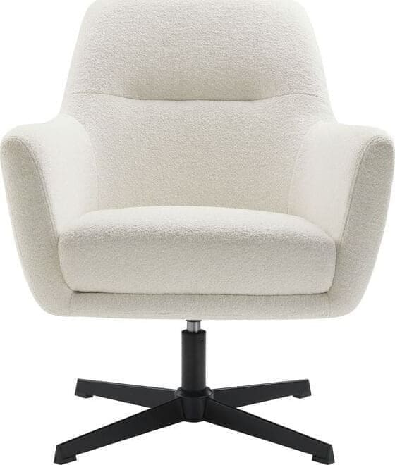 Profijt Meubel Draaifauteuil Tarkio ivory Wit|Beige Draaifauteuil