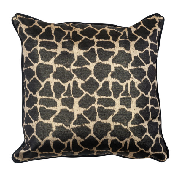 Richmond Interiors Pillow Jate 50x50 Donna-21175-Giraf 8019 Chocolat Woonaccessoire