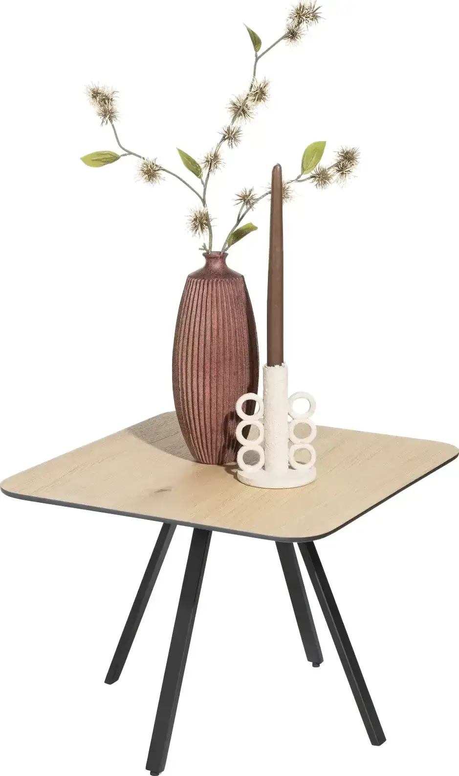 Henders & Hazel Ridgefield salontafel 50 x 50 cm. - natural Naturel Bijzettafel