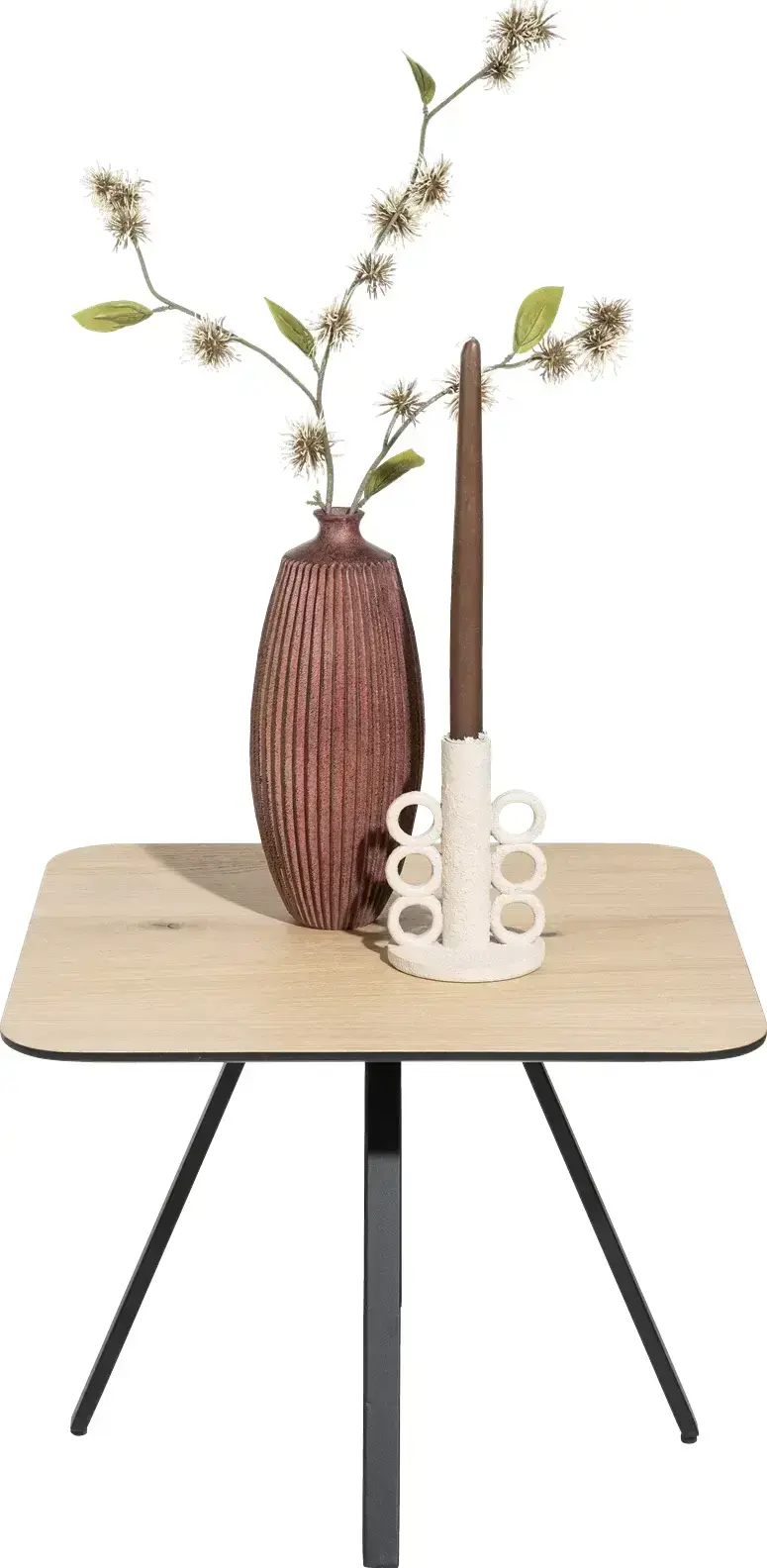 Henders & Hazel Ridgefield salontafel 50 x 50 cm. - natural Naturel Bijzettafel