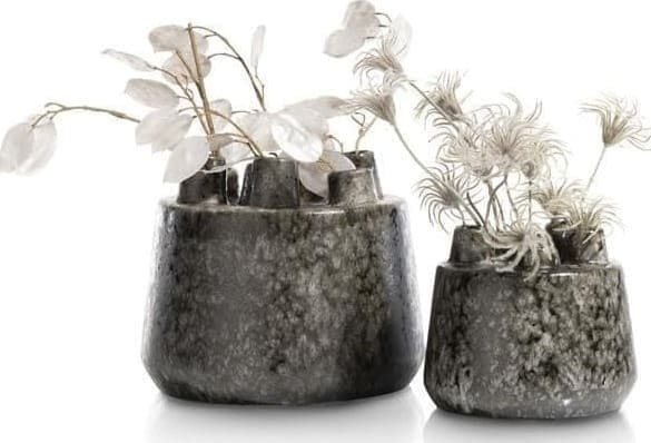 COCO maison Safia vaas H15cm Groen Woonaccessoire