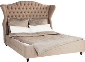 Bed City Spirit Linen Natural 160x200cm Kare Design Bed|Ledikant 78482