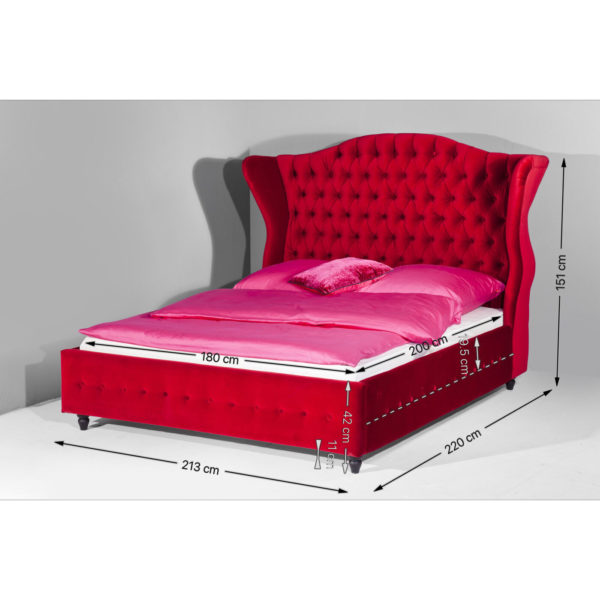 Bed City Spirit Linen Natural 180x200cm Kare Design Bed|Ledikant 78604