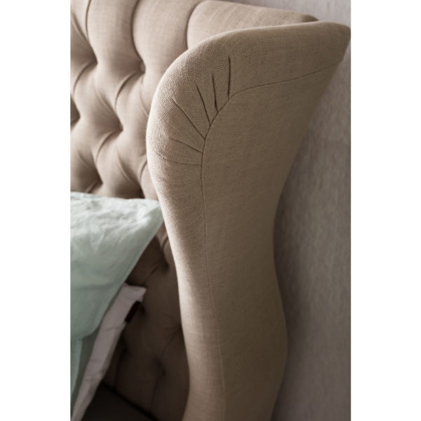 Bed City Spirit Linen Natural 180x200cm Kare Design Bed|Ledikant 78604