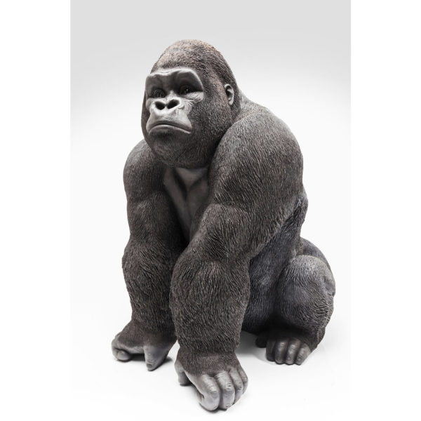 Beeld Monkey Gorilla Front XXL 107cm Kare Design Beeld 60449