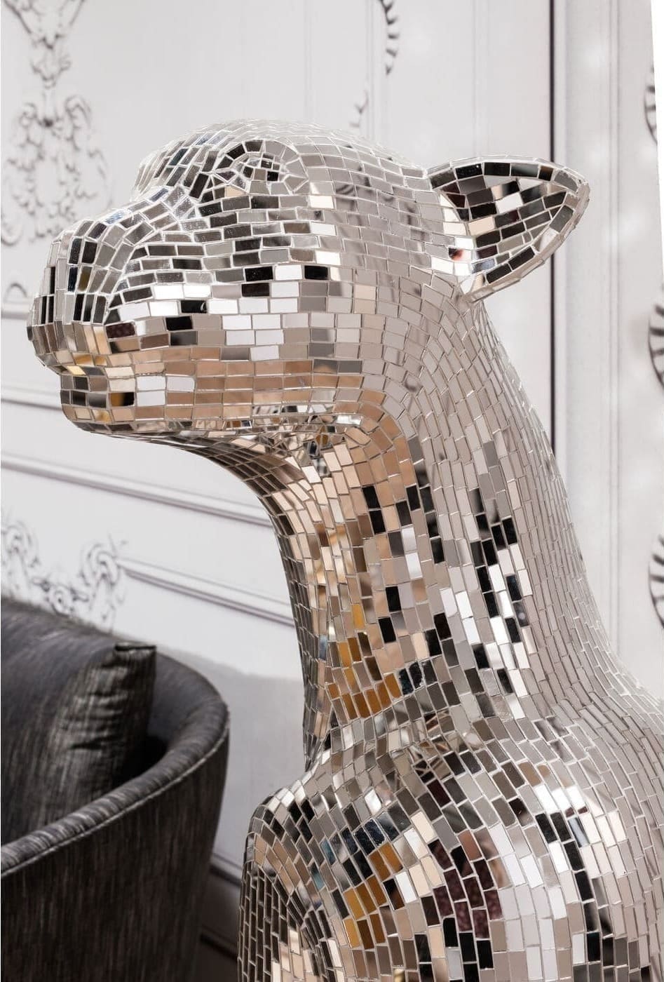 Beeld Mosaik Welcome Panther Left XL Kare Design Beeld 39252