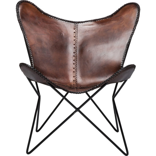 Fauteuil Butterfly Brown Econo Kare Design Fauteuil 79823