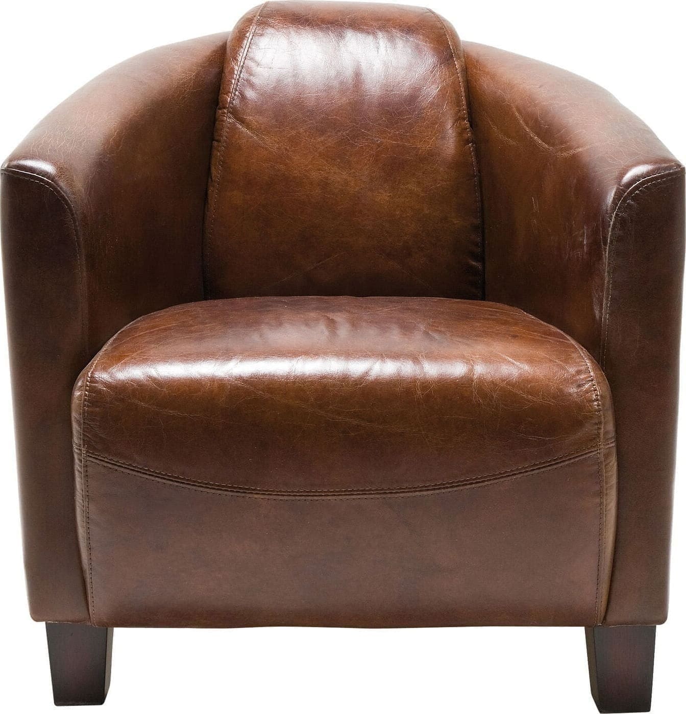 Fauteuil Cigar Lounge Brown Kare Design Fauteuil 76948