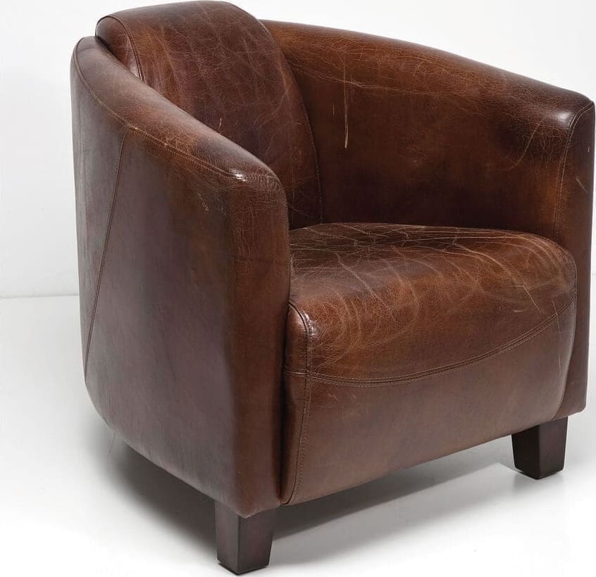 Fauteuil Cigar Lounge Brown Kare Design Fauteuil 76948