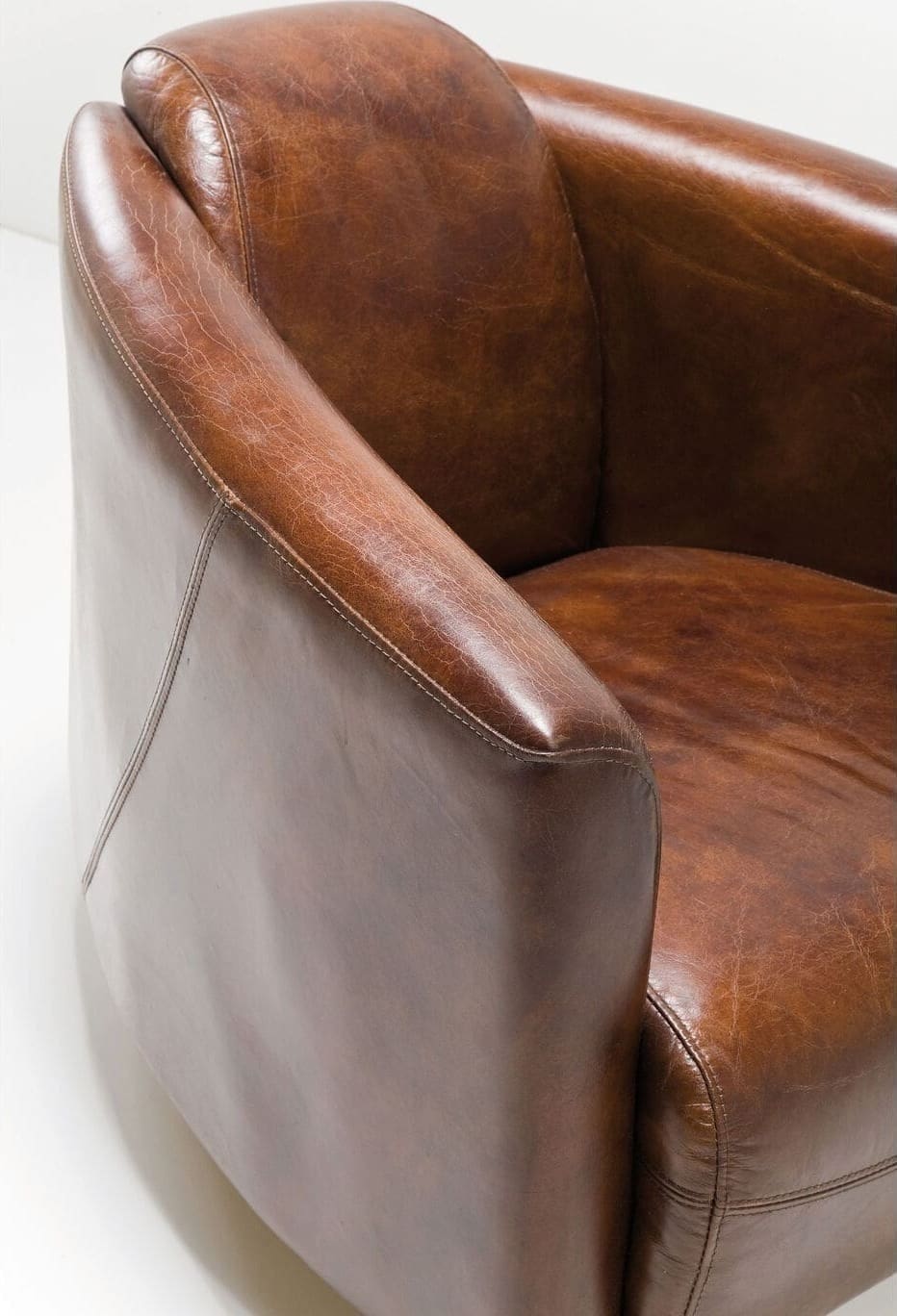 Fauteuil Cigar Lounge Brown Kare Design Fauteuil 76948