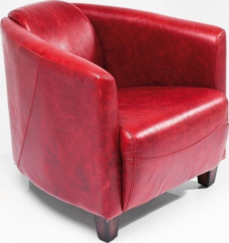 Fauteuil Cigar Lounge Red Kare Design Fauteuil 78813