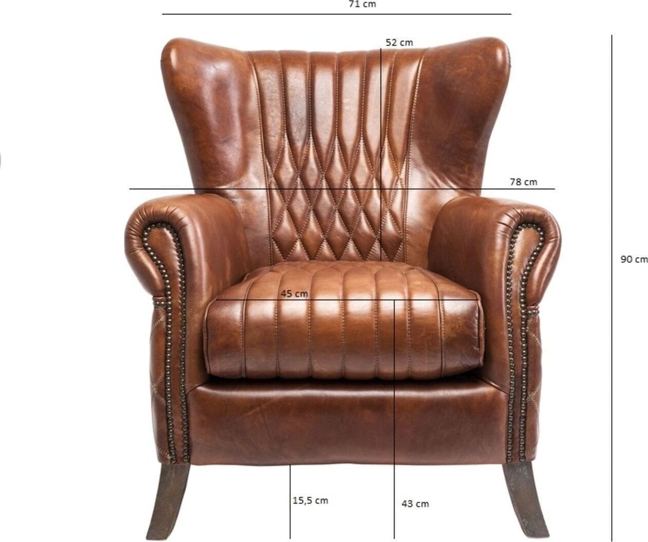 Fauteuil Country Side Kare Design Fauteuil 79065