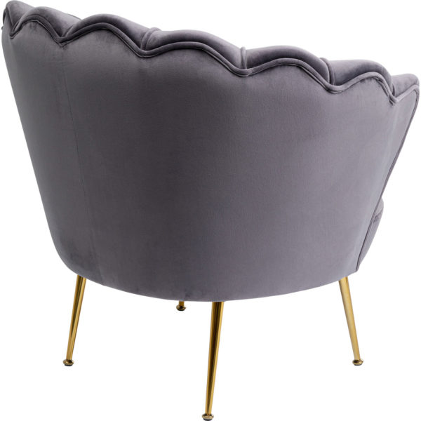 Fauteuil Water Lily Grey Kare Design Fauteuil 85671