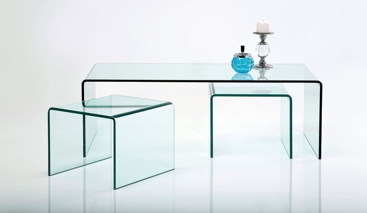 Salontafel Clear Club (3/Set) Kare Design Salontafel 76743