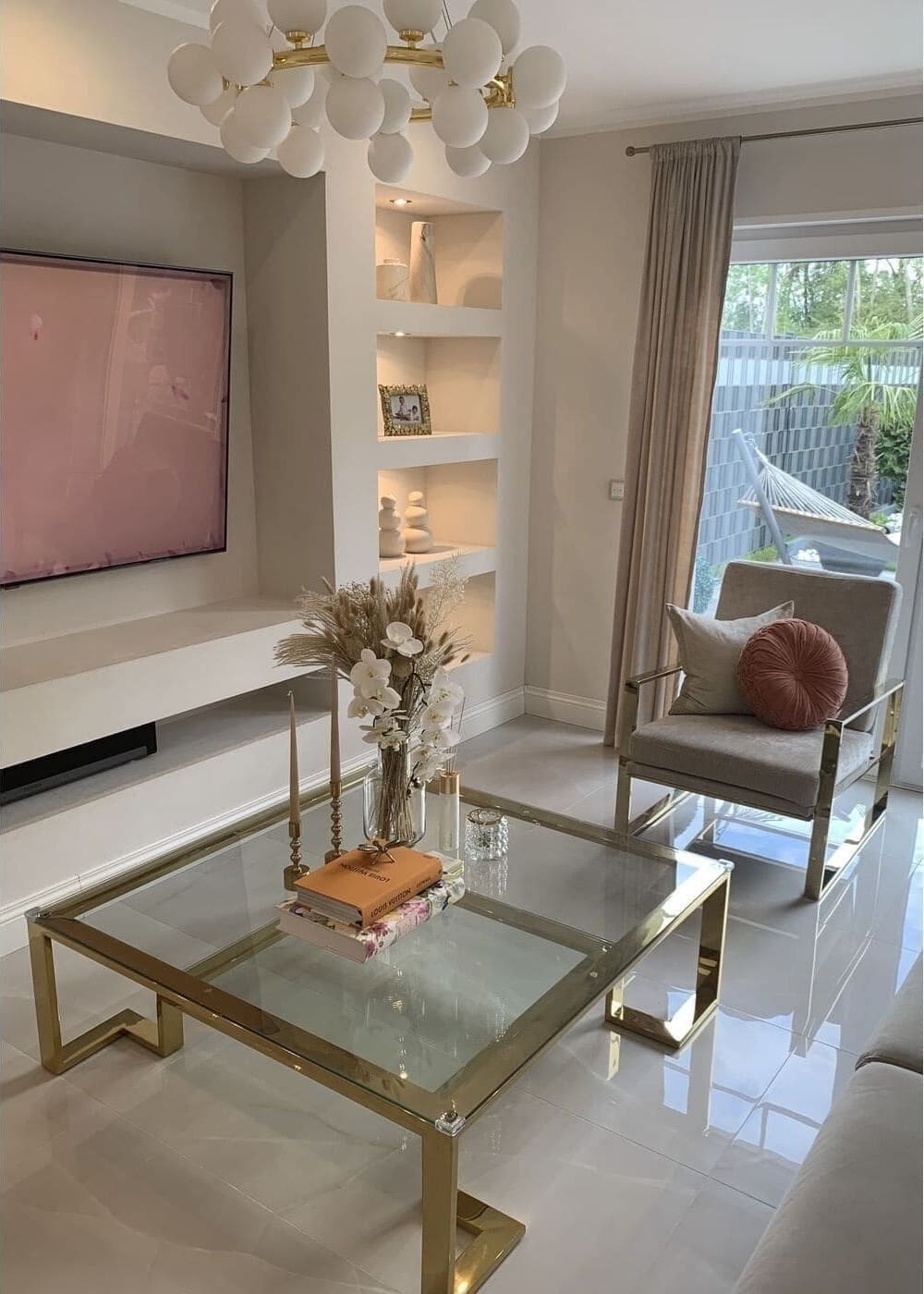 Salontafel Gold Rush 120x120cm Kare Design Salontafel 82127